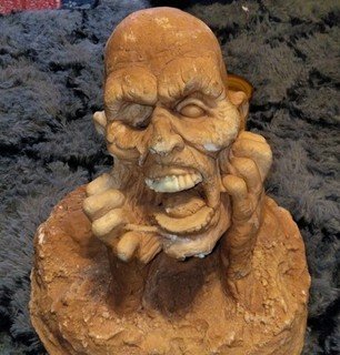 Demon / Zombie (2ft By 2 Ft) Movie Prop Decoration (Walking Dead) Rare Vintage