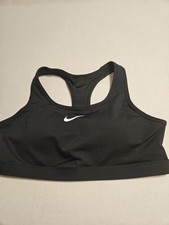 Nike Women's Dro-fit Bra / Support:Medium Swoosh Black NWT Size/XL DX6821-010