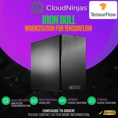 Cloud Ninjas Workstation TensorFlow Threadripper 7975WX RTX PRO 6000 BLK MaxQ WS