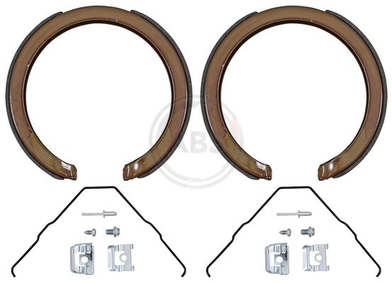 A.B.S. 9025 Bremsbackensatz, Feststellbremse For Chevrolet Daewoo Ford USA Mazda-image