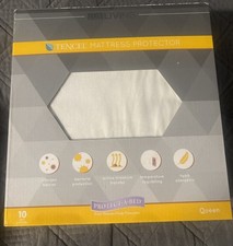Open-Box Lux Living Queen Size Tencel Mattress Protector Protect-A-Bed Washable