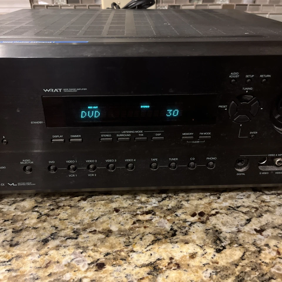Onkyo TX-SR701 6.1 Channel 600 Watt Home Theater AV Receiver Amplifier. READ! - Image 3 of 4