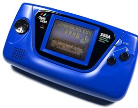 ❤️ SEGA Game Gear BLUE Console RECAPPED w CERAMIC SMD Caps, Glass Lens, Game
