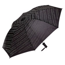 Music Score Print Umbrella, Black