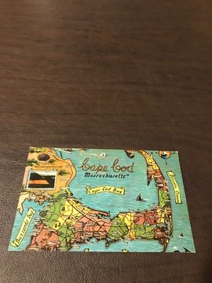 UNPOSTED POSTCARD - CAPE COD, MASSACHUSETTS - CAPE COD BAY - CAPE COD IS UNIQUE
