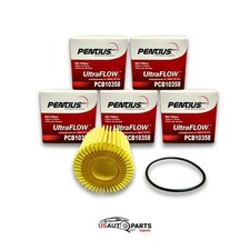 SET OF 6 - Pentius - PCB10358 - Engine Oil Fi...