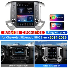 GEN 4 GEN 5 Car Stereo Radio Carplay for Chevrolet Silverado GM Sierra 2014-2019