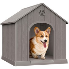 Outdoor Indoor Dog House for Small  Medium Dogs - Weatherproof Shelter with ...