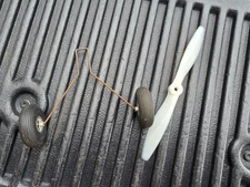 Tornado  10-6 Airplane Engine Propellor Grish Products & Du-Bro 2.5 T Wheels