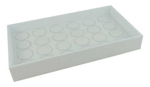 Window Counter Top Display Tray With Insert - Stackable 2" Deep Plastic Tray - Picture 4 of 31