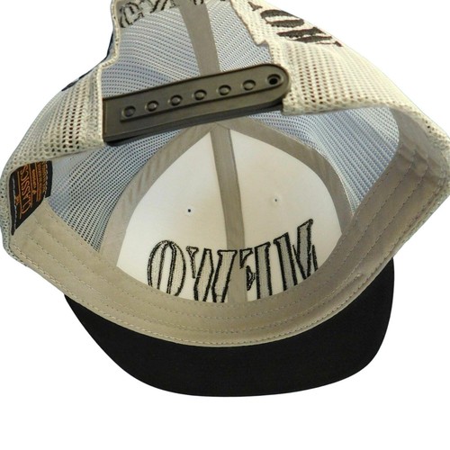 Magnaflow Snapback Baseball Cap MFWO Mesh schwarz weiß 6 Panel Trucker Freizeit Mütze - Bild 8 von 9
