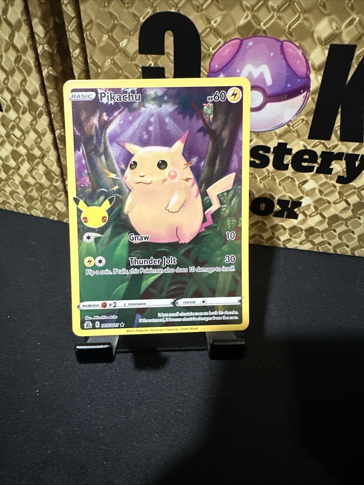 Carta Pokémon Pikachu (005/025) - Full Art - Celebrações - Ri Happy