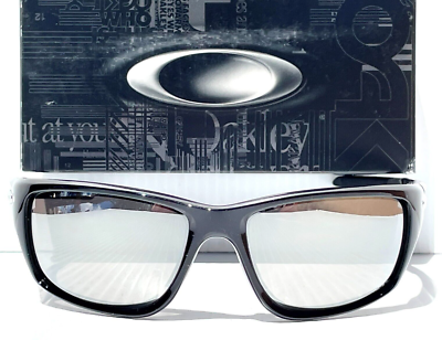 NEW Oakley CANTEEN Shiny Black POLARIZED Chrome Iridium Sunglass