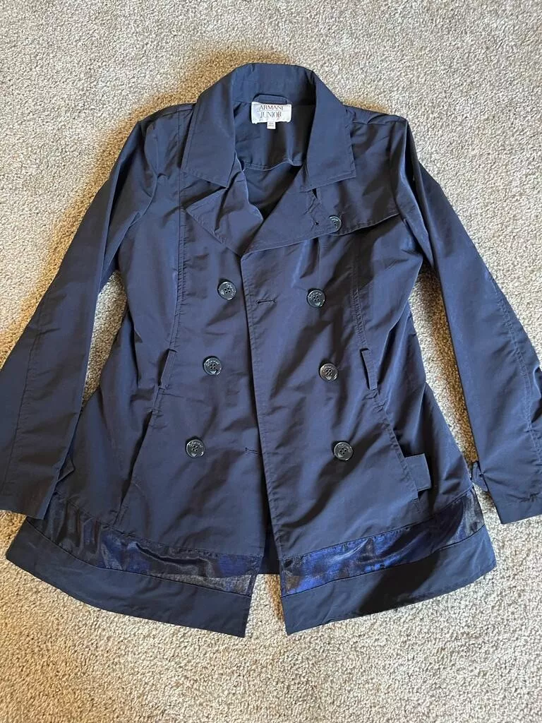Armani trench coat ladies deals