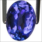 1.43 Ct A+ Natural D Block Tanzanite Medium Light Blue Violet Color Oval Cut  — photo 3