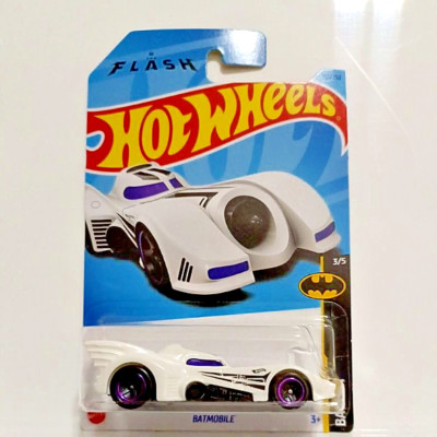 Hot Wheels 2023 BATMOBILE KEATON DC #103 The Flash White MINT LONG CARD RARITÄT