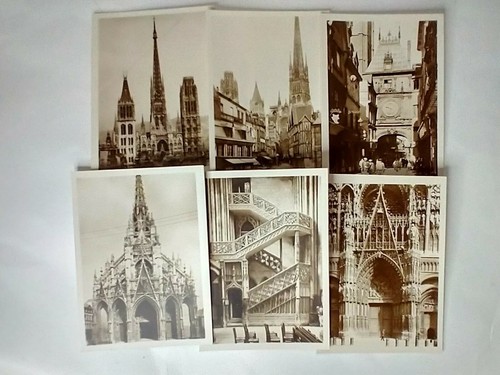 Vintage Souvenir Photo Pack 20 B&W Photographs of Rouen France 2.75"x3.75" - Picture 4 of 7