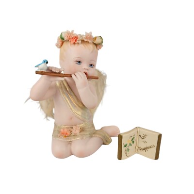 1995 Hamilton Collection Angel Love is Happiness Phyllis Parkins Cherub