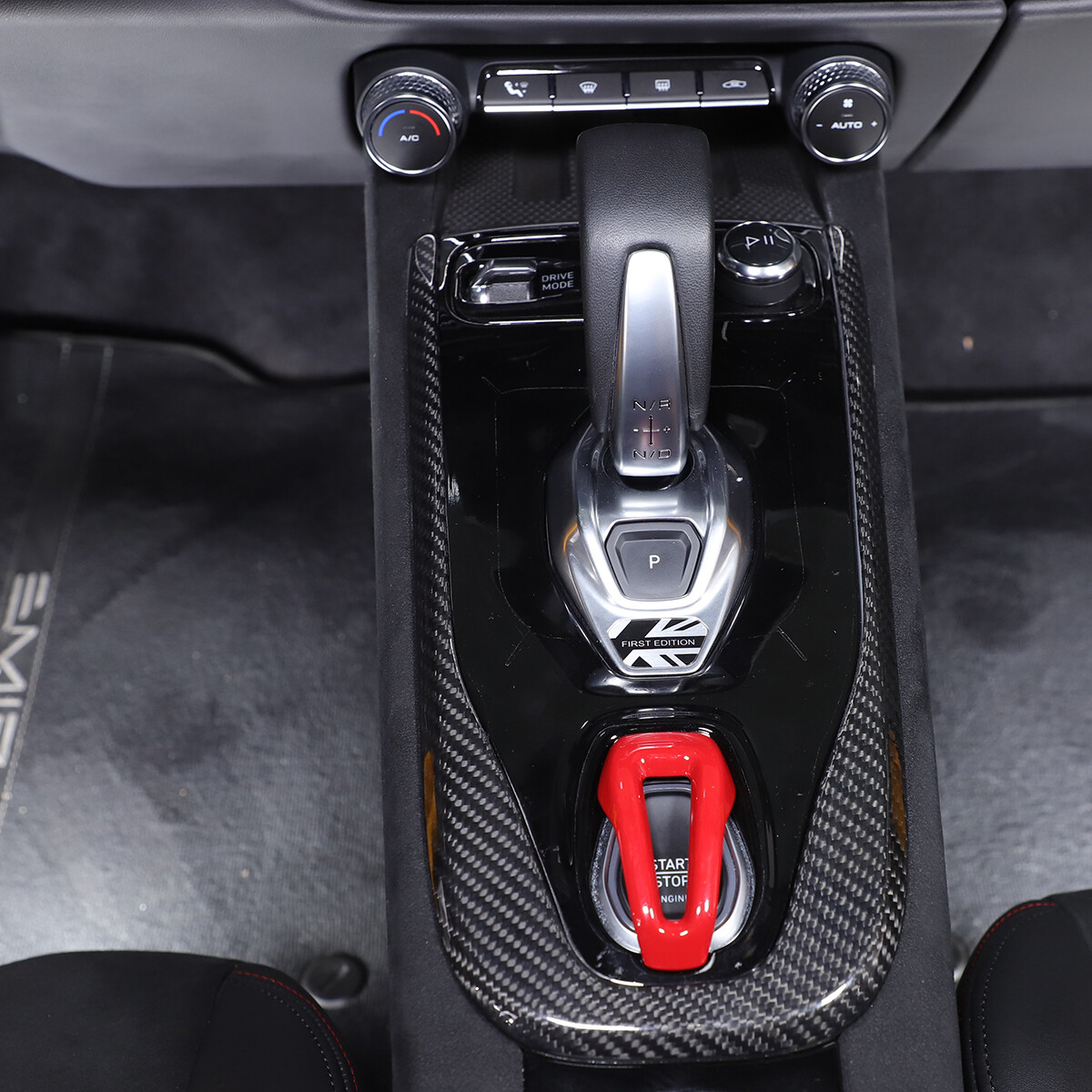 Real Carbon Fiber Center Console Gear Shift Outer Trim For Lotus Emira 21-25 US