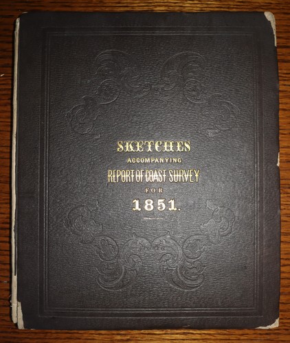 1852 US Coast Survey 58 Faltkarten USA West- und Ostküste seltene Sammlung - Bild 2 von 24