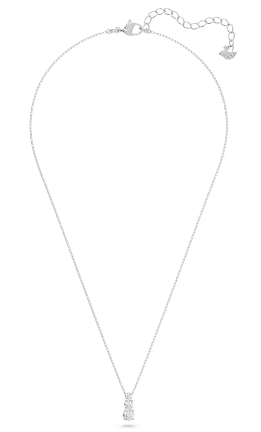 ★SWAROVSKI★ Stilla Attract Rhodium Necklace 5414970 Swarovski Stilla Attract pendant Round cut White, Rhodium