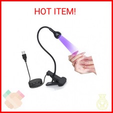 UV Light Gooseneck UV Lamp for Nails 365 395nm 3w Black Light LED UV Nail Lamp w