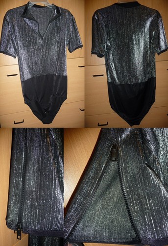Ice or Roller Skating Dance Tap Theater Acrobatics Shirt Leotard Boys L or XSA