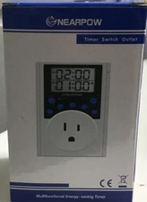 Timer Outlet, Nearpow Multifunctional Infinite Cycle Programmable Plug-In Digita