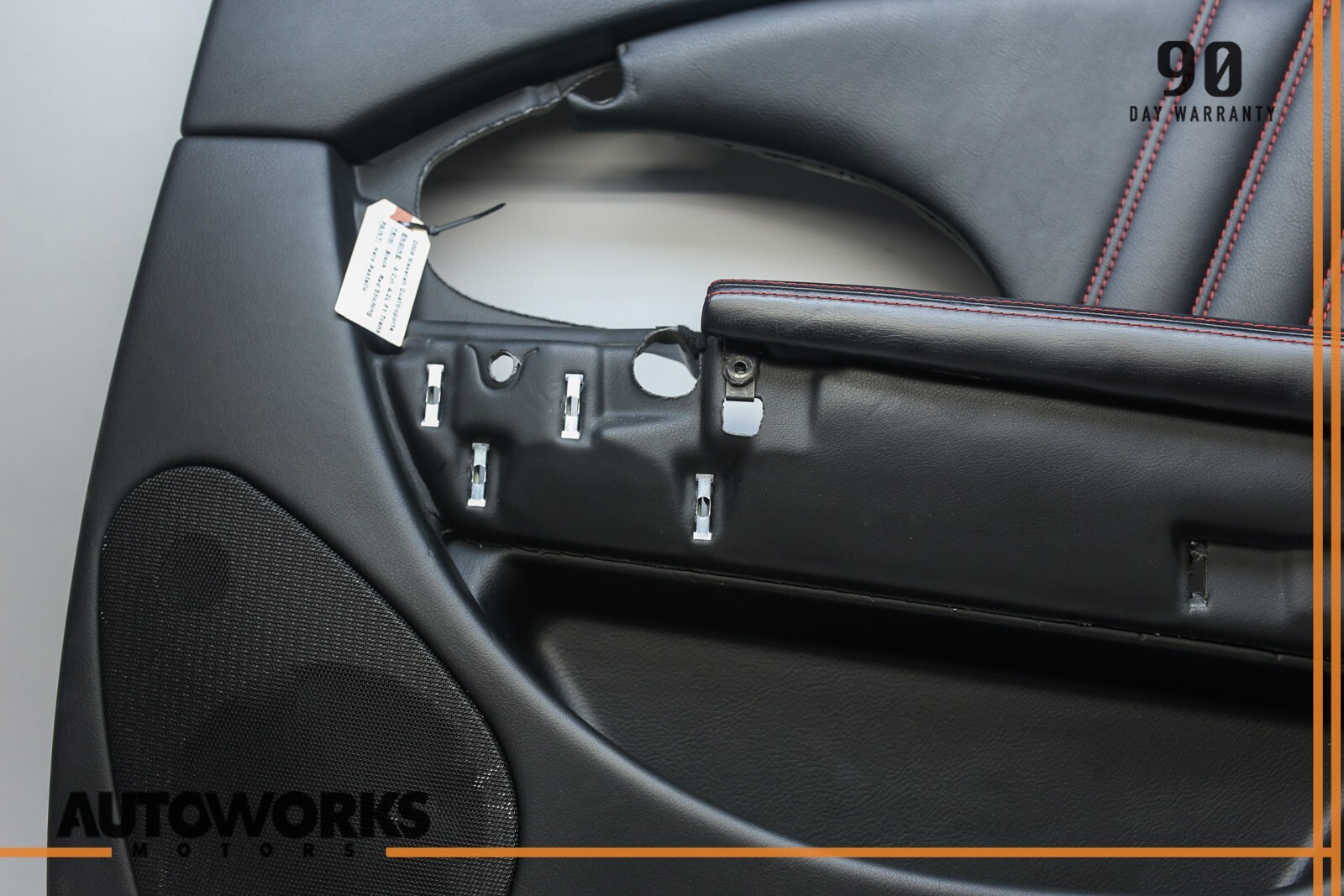 04-08 Maserati Quattroporte M139 Rear Right Side Interior Door Panel Black OEM
