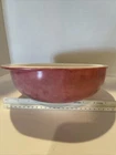 VTG DEEP PINK Pyrex 2-Quart 024 Casserole Baking Dish Milk Glass USA
