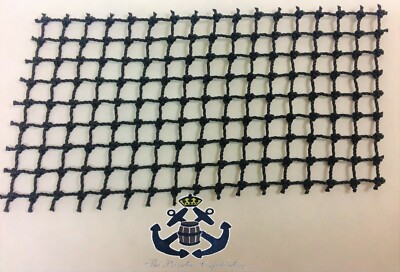 LEGO Early 2000s Black Soccer Net String 8 x 16 22854 For Sports Sets 4579 3409