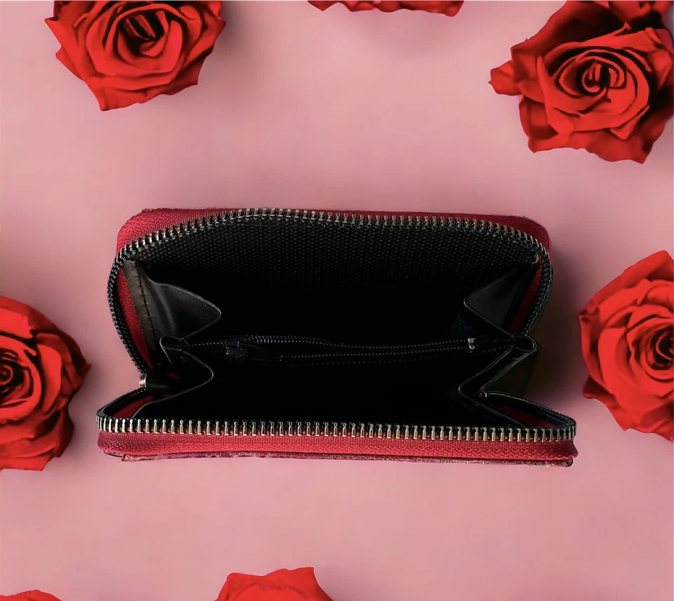 Turkish Women’s Purse Slim Zipper Design with Card Holder Coin Pocket Purse - Image 2 of 4