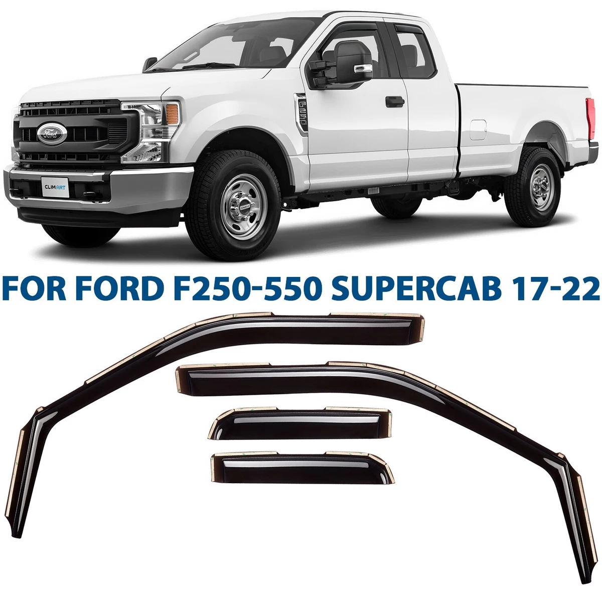 Ford f250 window rain guards online