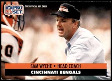Sam Wyche #117 1991 Pro Set
