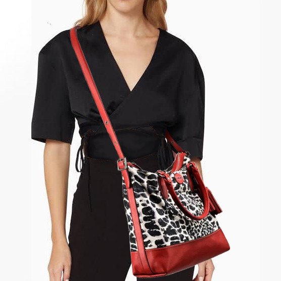 NWT COACH 19988 Rory Ocelot Cheetah Shoulder Crossbody Tote
