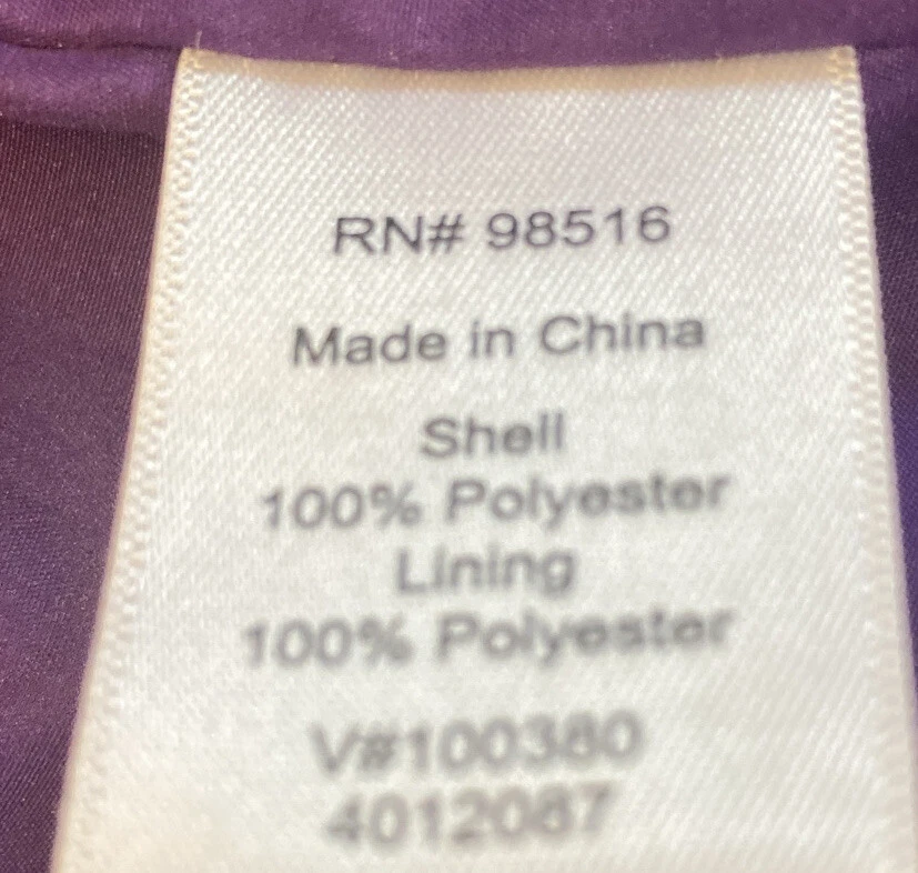 Chaqueta Blazer Coldwater Creek Para Mujer Floral Amarillo Púrpura Talla XS 4-6 Brillante Foto 4 de 4