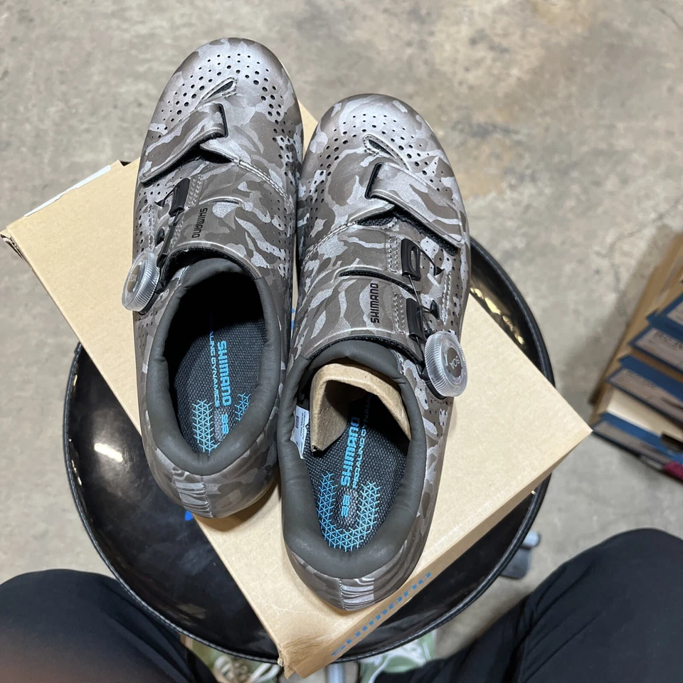 Sapatos femininos Shimano Rx6 Sh bicicletas Amanda bege 38 - Imagem 3 de 4