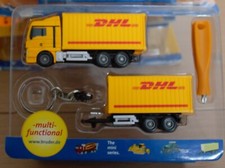 Bruder Mini Serie, MAN Truck DHL mit Wechselcontainer, Sammler ! ohne OVP
