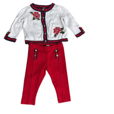 Janie Jack 6-12 mo matching outfit.