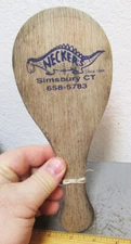 vintage 1970s Neckers toy store Connecticut Paddle ball game, Paddle only sorry