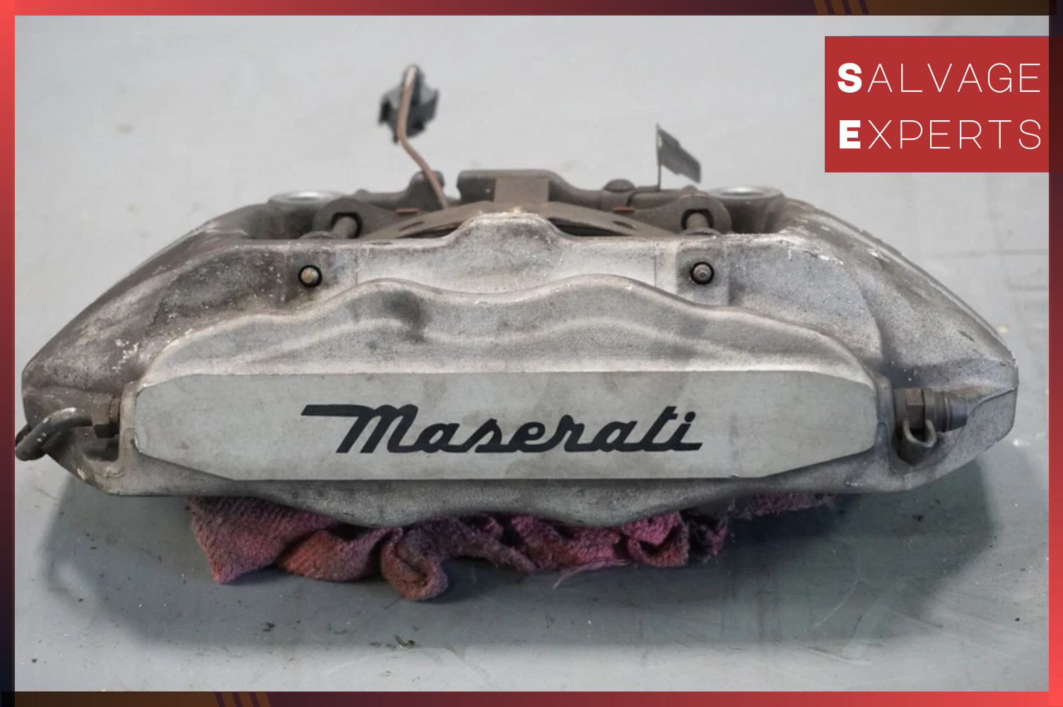 2014–2019 Maserati Ghibli Front Left Driver Side Four Piston Brake Caliper OEM