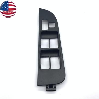 New Driver Master Power Window Switch Bezel Trim Black for 98-02 Toyota Corolla