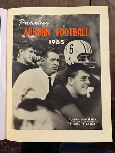 1965 Alabama vs Auburn football program/KEN STABLER/STEVE SLOAN/BEAR BRYANT/MINT - Picture 8 of 19