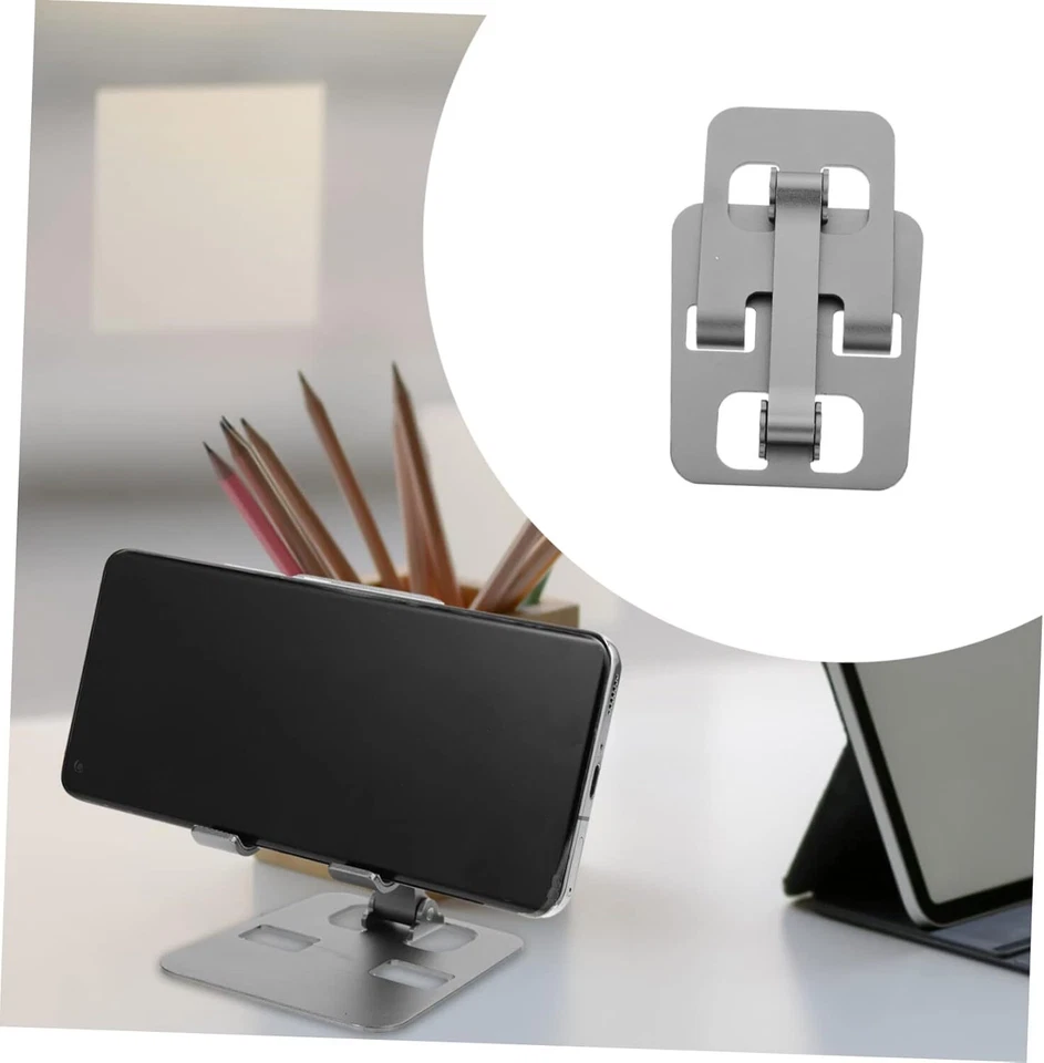 Universal Adjustable Metal Desk Tabletop Phone iPad Tablet Stand Foldable LOT - Image 4 of 4