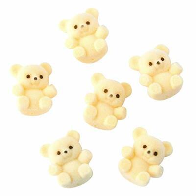 flocked teddy bears