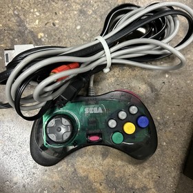 SEGA Saturn Console Black w/ Power & AV Cords, NTSC-U/C MK-80000A