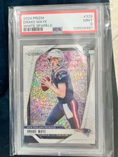 2024 Drake Maye Prizm White Sparkle #329 rookie 
