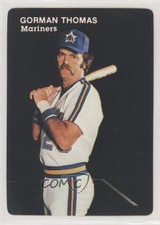1984 Mother's Cookies Seattle Mariners Stadium Giveaway Gorman Thomas #7 1c7