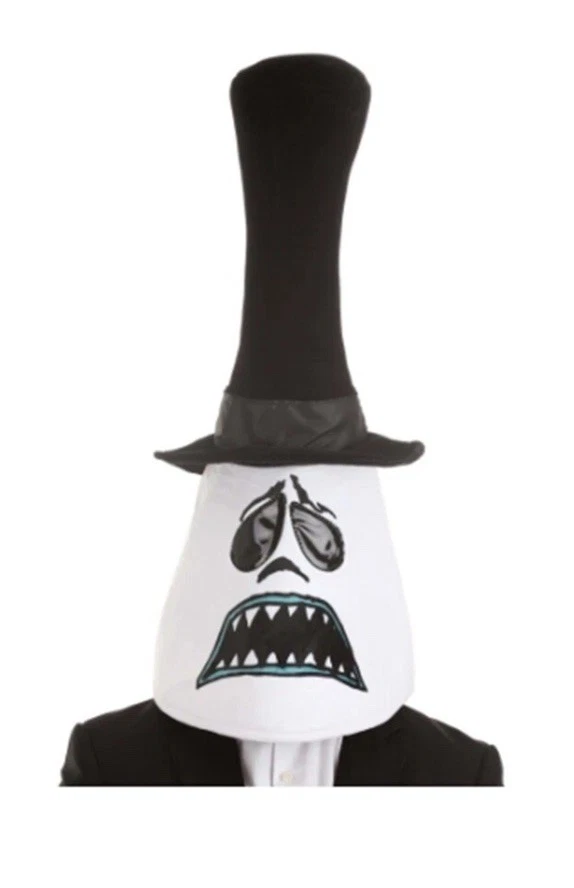 Mayor Reversible Mask - Nightmare Before Christmas - Costume Accessory - Image 3 of 4