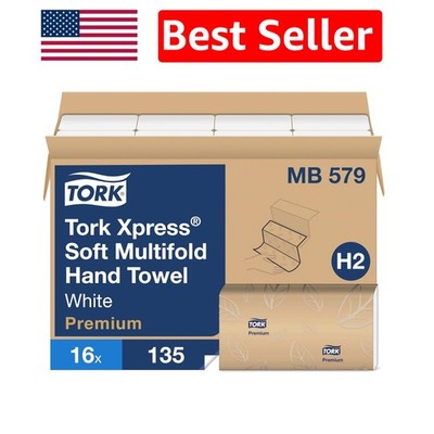 Soft Xpress Biodegradable Multifold Paper Towels - 16 Packs of 135 Sheets Each
